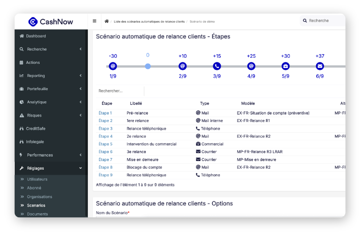 Automatisation des relances client par le logiciel de recouvrement cashnow